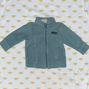 Columbia Teal Fleece Jacket 6-12M